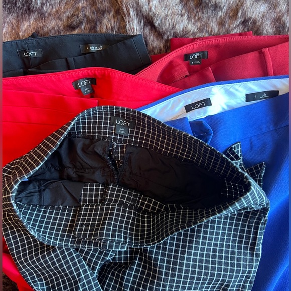 Lot of 5 pair Julie Ankle Pants size 6 GUC - Picture 2 of 2